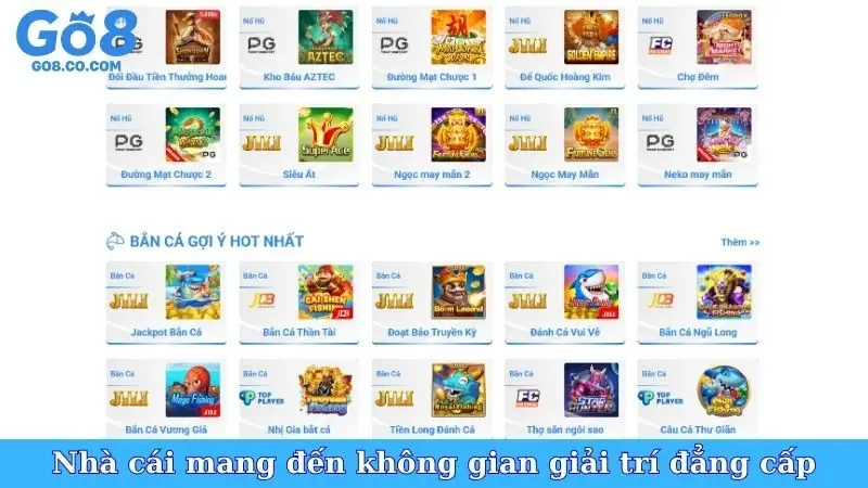 Nhà cái mang đến không gian giải trí đẳng cấp